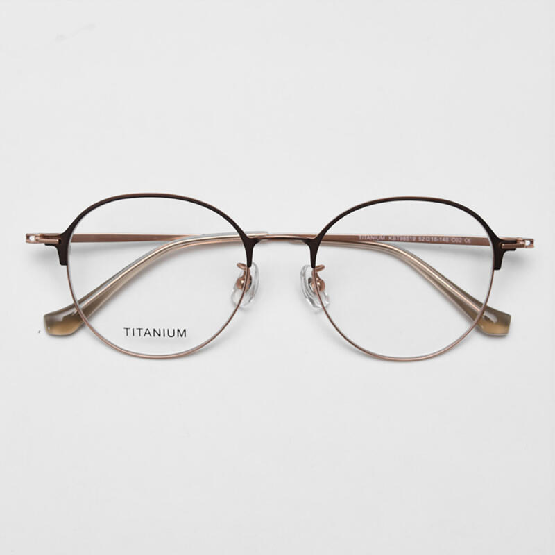 NeoRetro 98519 Титановая оправа для очков Коричневая BROWN