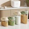 Large Capacity Sealed Grain Storage Tank - Moisture Proof Flour Rice Bucket with Pour Spout Dispenser for Dry Food