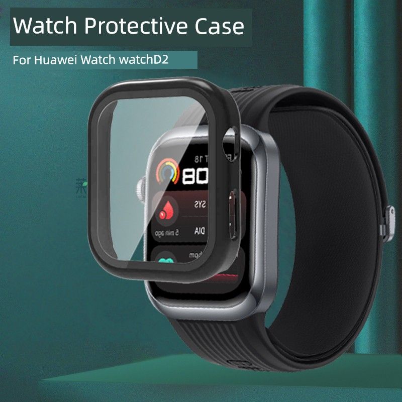 

Case Watchd2 Watch Smart Wach Watch Case Wath Smart Wacth Tempered Whatch Film Huawei Shell Mly-b10 Shell Membrane Integrated Drop-Resistant Huawei Watch D2 [Black * Tempered Film Shell One]]