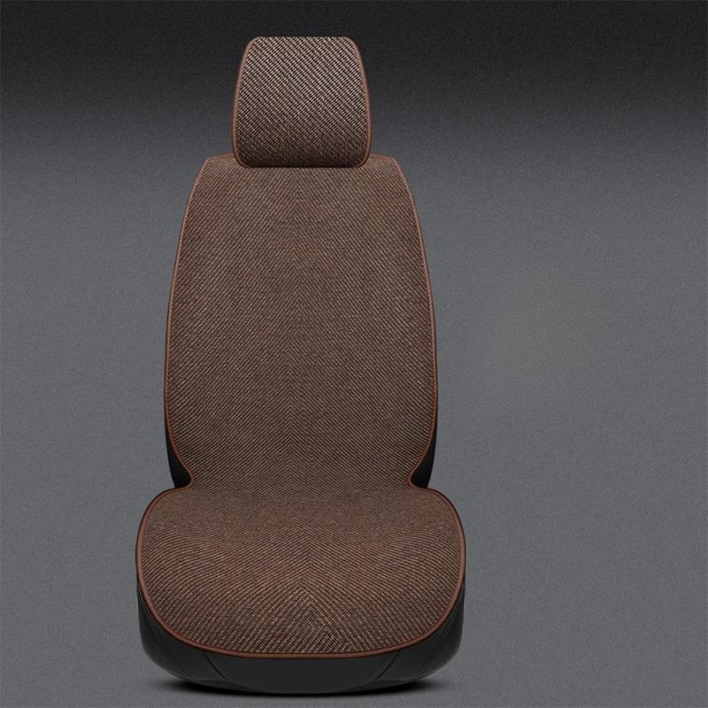 Unibody  Linen Car Seat Cushions – Breathable Comfort Seat Cover for Front Seats, Universal Fit Most Vehicles