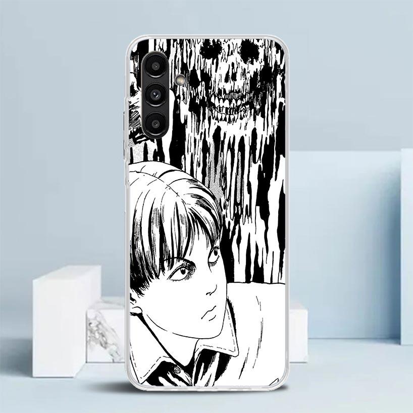 Japanese Horror Comic Anime Cover for Samsung Galaxy A17 A37 A57 A16 A26 A36 A56 A15 A14 A55 Phone Case A13 A53 A25 A35 A24 A34