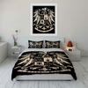 Skeleton with wings motif. Bedding sets Duvet cover sets Duvet covers Pillowcases(1 * Duvet Cover 2 * Pillowcases, without duvet insert)