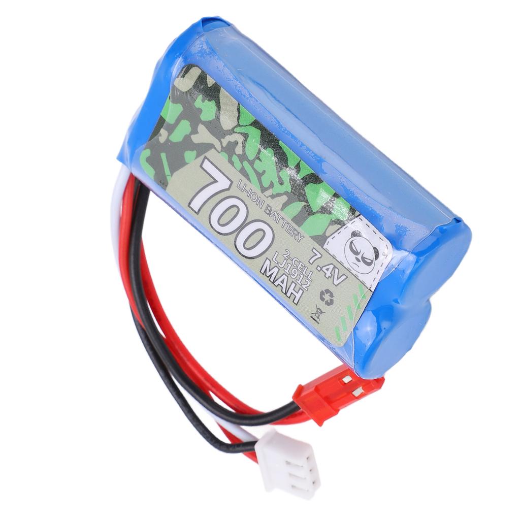 7.4V 700mAh Lipo Battery Pack with JST Plug RC Battery for AXIAL SCX24 1/24 RC Car Upgrade Parts
