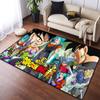 Imprimare 3D sufragerie pătrat desen animat japonez DragonBall covor joc baie bucătărie preș covor multifuncțional antiderapant.
