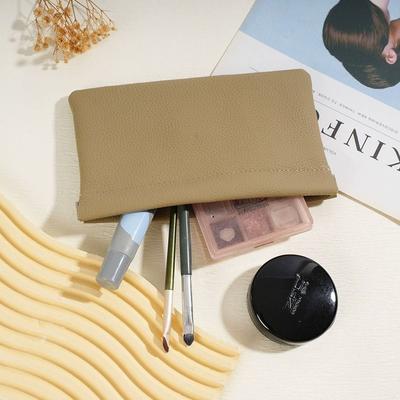 Cartera portátil de piel sintética Ultrafina Cierre automático Monedero Gran Capacidad Bolso de mano Para Mujer Dama Chica Regalo