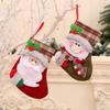 Retro Plush Christmas Stockings Gift Bags - Holiday Decorations & Gift Bags
