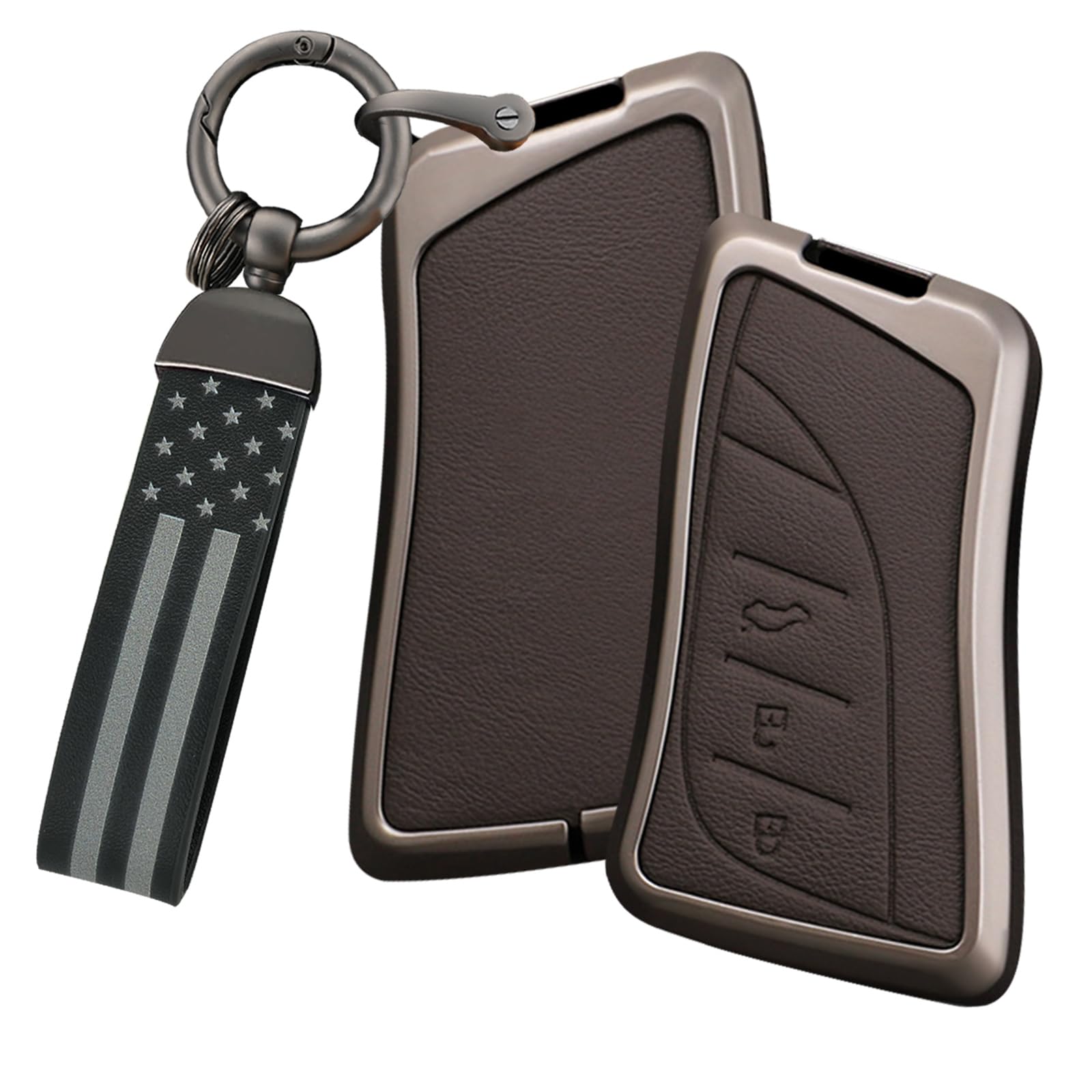 [TECART] Lexus exclusive key case key cover Lexus exclusive key коричневый