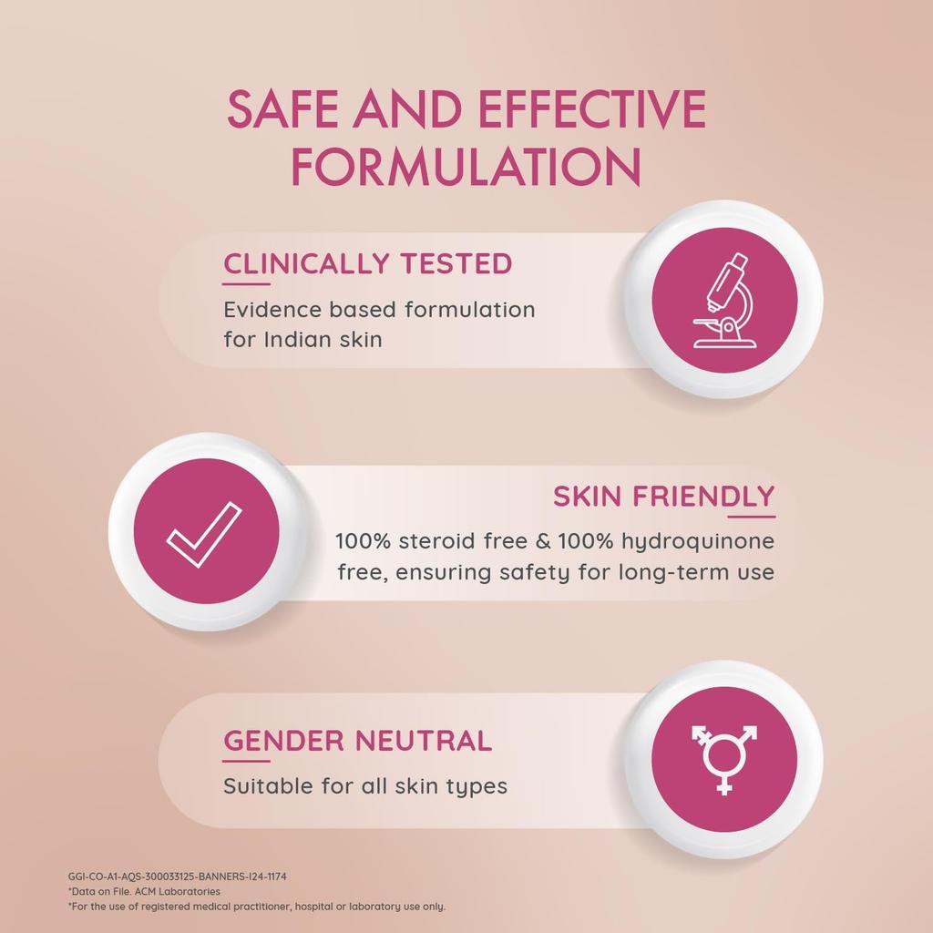 Dr Reddy's Depiwhite Advanced Cream 15ml for Bright Even-Toned Skin and Dark Spot Reduction