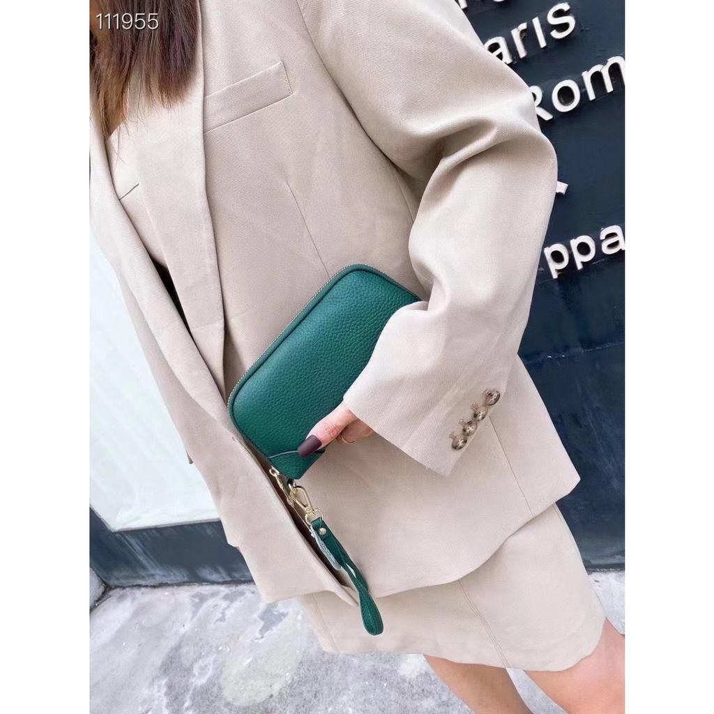 Cowhide Niche Light Luxury Bag Versatile Women's Bag Hand Grab Handbag Simple Women's Mobile Phone Change Bag