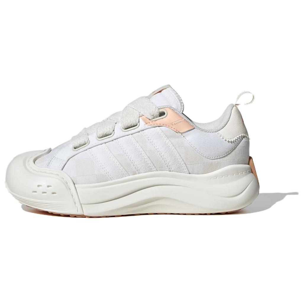 Adidas Maxxcourt Spw Trendy Non-Slip Durable Low-Top Tennis Shoes Women Sneakers White Pink JR8352