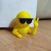 Sunglasses Man Decorative Door Stopper Wedge 3D Printed Anti-slip Windproof No Drilling Anti-collision Carpet Tile Concrete Wooden Floor Doorstop
