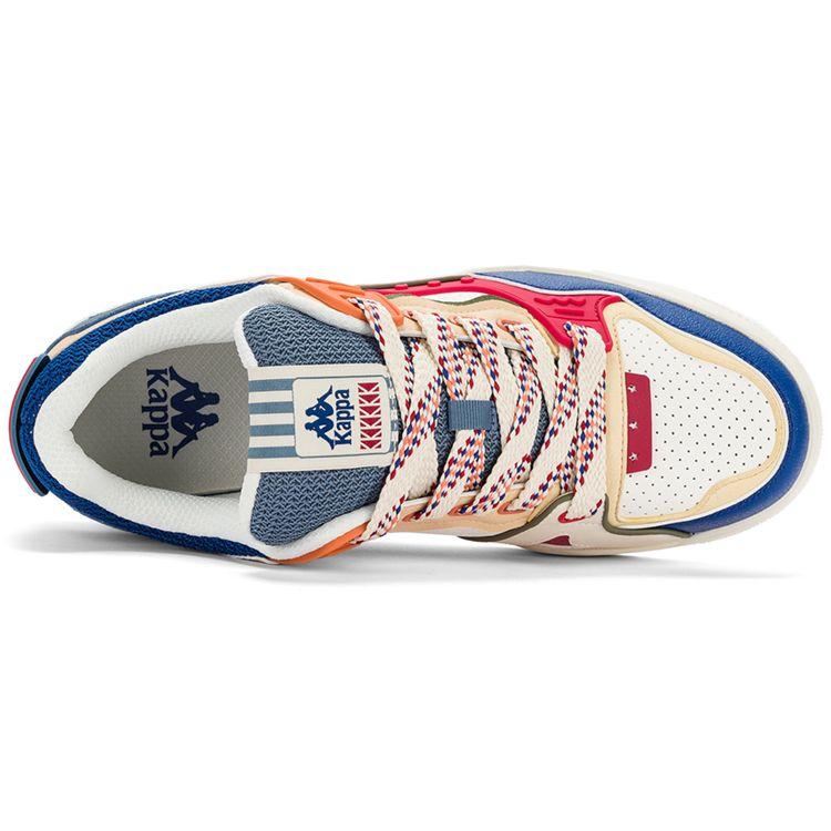 Kappa Fabric Synthetic Leather TPU Casual Sports Trendy Deconstructed Low-Top Sneakers Unisex sneakers Blue White K0DY5CC16D-012