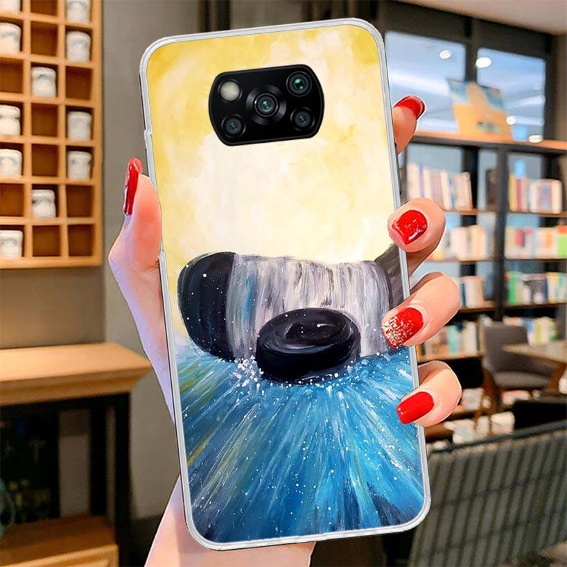 

Ice Hockey Rink Sport Cover Phone Case For Xiaomi Poco F7 Ultra X7 X6 X5 Pro M7 Redmi 15C 15 13C 13 12C 12 10C 10 9A 9C 9T 9 She Redmi 13C