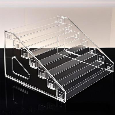 Acrylic Doll Organizer Display Stand Transparent Nail Polish Makeup Rack Shelf Multi-layer Mini Toy Action Figure Showcase