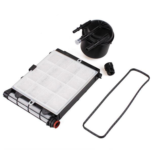 Black & White Plastic Fuel and Water Filter Kit for Ford
