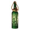 Regal Tidings Glass LED Bottle - Christmas Windows Green
