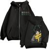 Japonia Anime My Hero Academia Bluzy Rozpinane Harajuku Moda Manga Vintage Bluza Męska Damska Polar Oversize Dresowe Kurtki