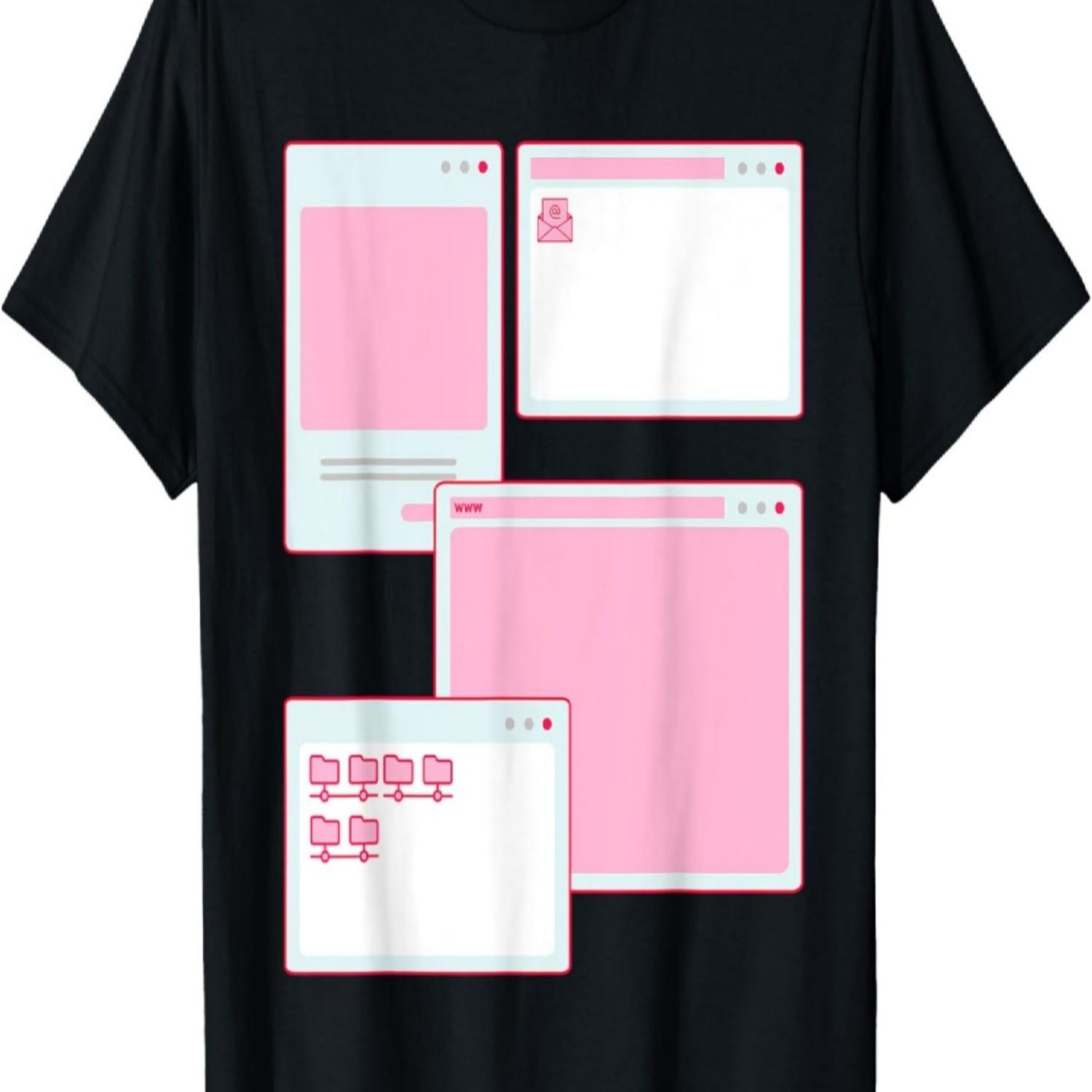 Vaporwave Aesthetic 90s Grunge Kawaii E-Girl Browser Pastel T-Shirt(1) S