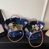 Spring Japanese Embroidered Eco-friendly Women's Shoulder Bag - Trendy, Large Capacity, Lightweight Tote