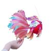 LED Light Chinese Mid-Autumn Festival Lantern Blessings Handmade Fish Glow Handheld Lantern Portable Glowing Carp Fish Lantern