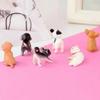 1:12 6-piece Scale Simulation Cat and Dog Doll House Miniature Model Doll House Decoration Doll Accessories Desk Ornaments