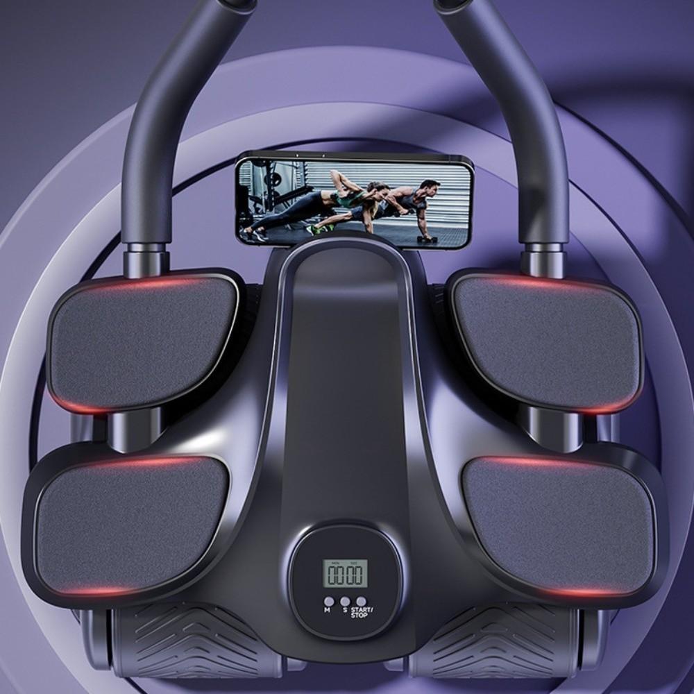 Automatic Rebound Abdominal Exercise Machine Four-Wheel Arm Abdominal Device  Home Workouts