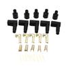 HEI Distributor Coil Plugs Connector Set High Performances Rubber Boots Brass Terminals Complete for Automotive Repair
