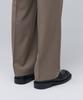 Musinsa Standard Real Wide Belted Slacks [Dusty Beige]