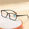 New Fashion Square Women Reading Glasses Ultra Light HD Anti Blue Light Presbyopia Glasses High Quality Neutral