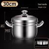Sule Víceúčelový parní hrnec z nerezové oceli 316