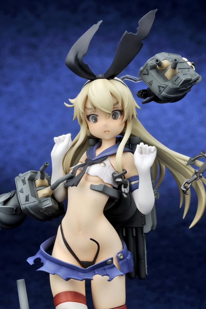 Kantai Collection Shimakaze Medium Damage Scale PVC Painted Complete Figure -KanColle- Ver. 1/8