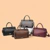 New Korean Version Easy To Fit Retro Shoulder Boston Pillow Bag Women's Handbag Large Capacity Oblique Span Bag Women