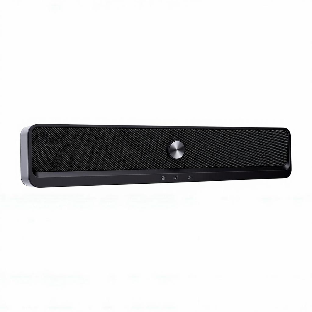 Computer Speaker Bluetooth 6.0 USB Powered PC Speaker with RGB Light 3.5mm AUX 2.0 Channel for Laptop