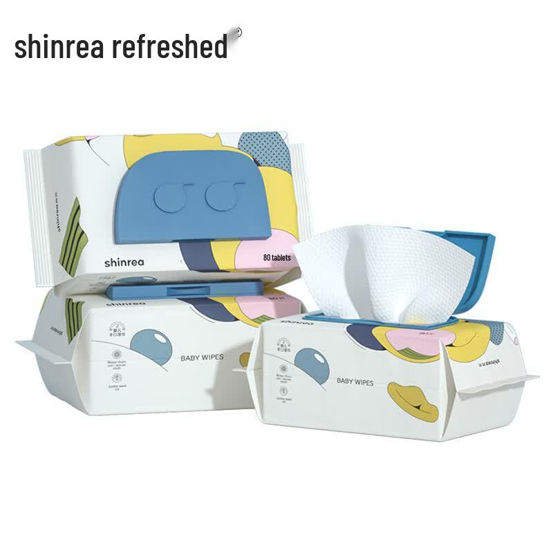 Shinrea Baby Wet Wipes and Soft Cotton Towels