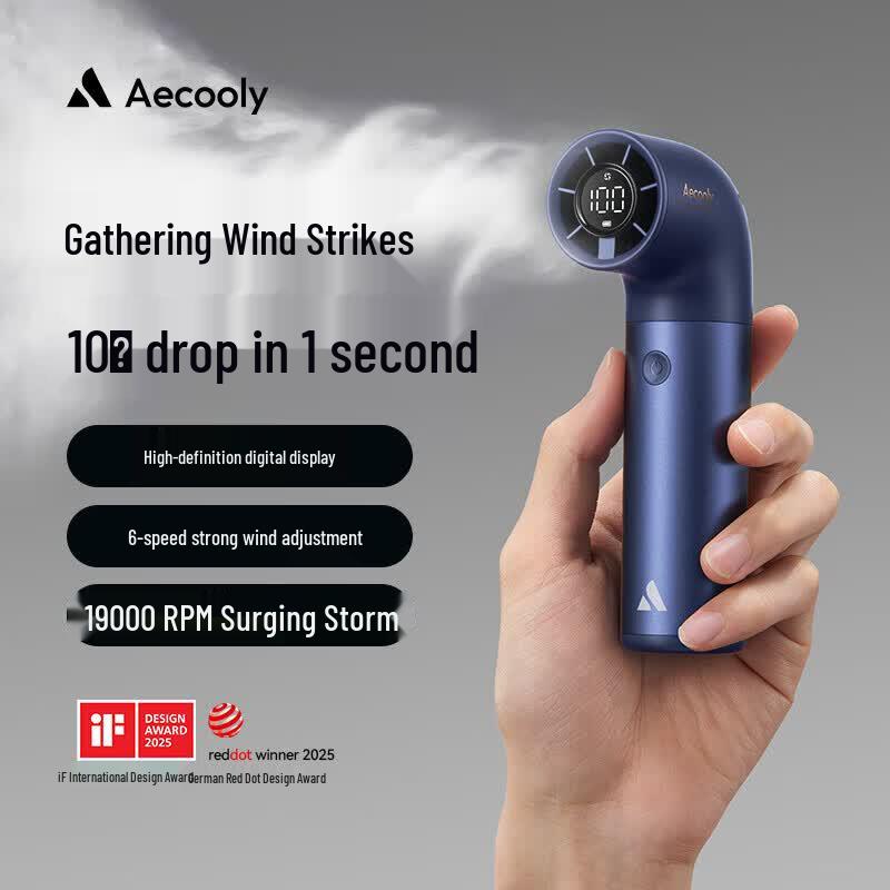 Aecooly Handheld Mini Turbo Fan