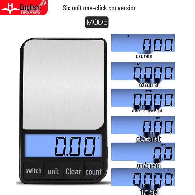 Präzisions-Mini-Digitalwaage für Schmuck