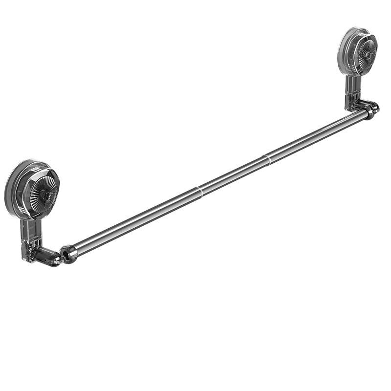 Toilet Suction Cup Retractable Towel Rack Non-punching Slippers Storage Rack Toilet Wall Rack
