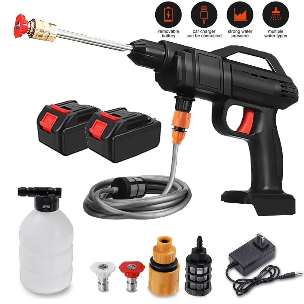 200W Cordless High Pressure Cleaner Washer Spray Water Gun Car Wash Pressure Water Cleaning Machine Washing Machine Dropshipping