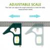 300mm Adjustable Combination Square Angle Ruler Diy Precise Woodworking Ruler Carpenter Tools Stainless Steel Measuring Tools