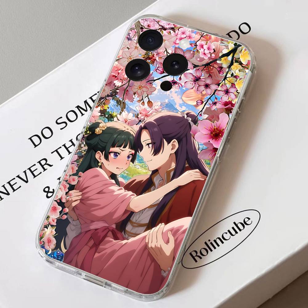 Jinshi And Maomao The A-Apothecary D-Diaries Phone Case Soft Transparent Case For IPhone 17 16 15 14 13 12 11 Pro Max Mini Plus