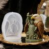 Detail Figure Goddess Silicone Mould for Handmade Candle Aromatherapys Stone and Crafting Projects