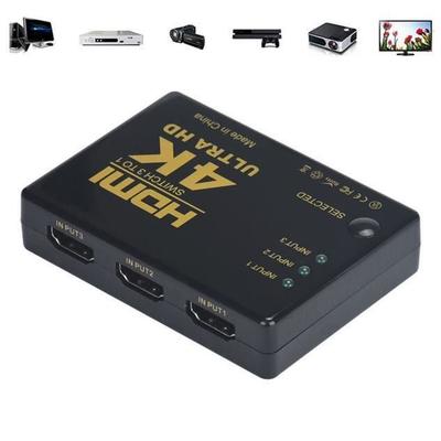 Mini-Audio-Video-Schalter-Adapter, Hochgeschwindigkeits, 3 Ports, 1080p 4K HDMI, Linie # 85