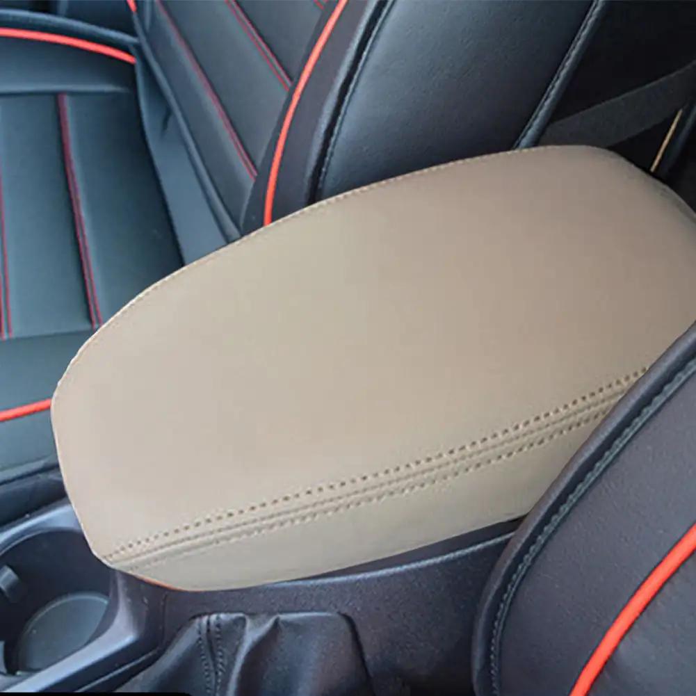 Auto-Armlehnenbox, Mittelkonsolendeckel, Armlehnenabdeckung, Autozubehör, PU-Lederbezug, für Ford Escort 2015–2019