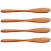 4 Pcs Phoebe Jam Knife Wooden Butter Cream Home Kitchen Supply Spreader Bread Child