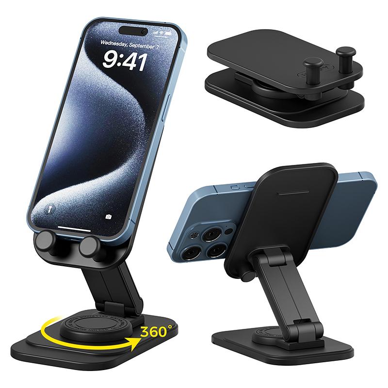 Foldable 360 Degree Rotation Desktop Mini Phone Holder Height Adjustable Cellphone Tablet Stand Bracket Support For Iphone