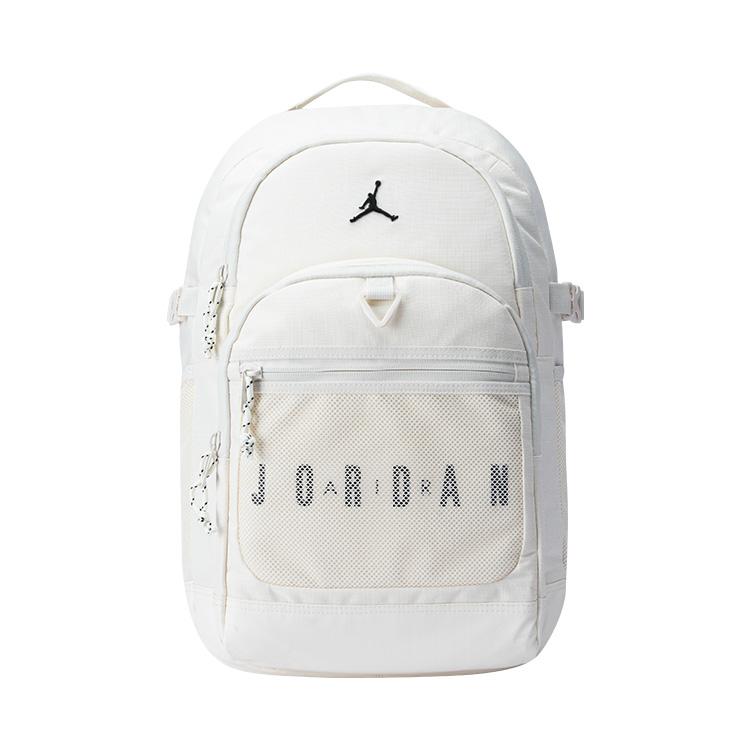 New Jordan Polyester Backpack Casual Bag Regular Unisex Ivory White JD2523046AD-004
