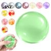 Office Desk Toys Shapeable Pearlescent Ball Fidget Toy, Anxiety Relief Clear Squeeze Fake Fruit Inside Stress Toy for Kids Adults