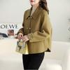 Women's Thick Wool Coat: Autumn/Winter Korean Style, Stylish Loose Fit, Age-Reducing Petite Design