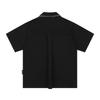 FlowStreet Camisa Havaiana Casual Cor Sólida Preto Branco Cinza Marrom para Homens Mulheres Top de Qualidade Bordado Pequeno Logo Camisa