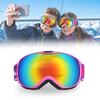 Kids Snowmobile Goggles Boys Girls Snowboard Glasses Snow Sports for Children Age 4-12 Anti Fog UV Protection Ski Skiing Goggles